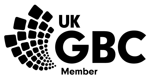 A modern black png image logo for 'UK GBC Member'.