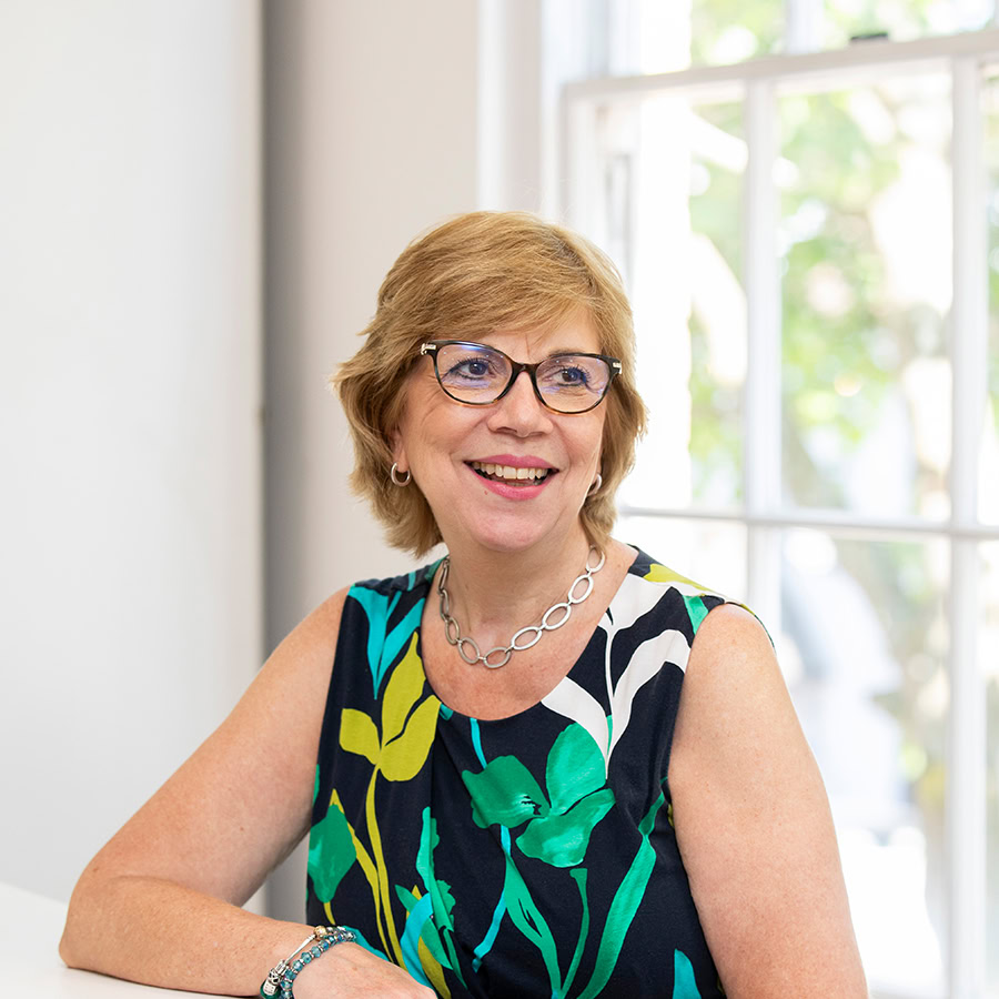 Sally Jones headshot in office